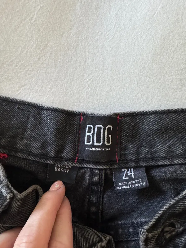 BDG Black Skater Baggy Jeans - Image 6
