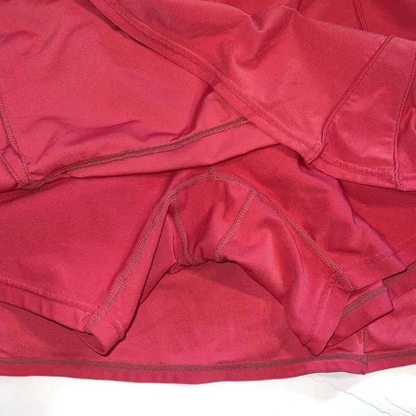 Nike women’s pink tennis skirt skirt pleated medium built in shorts stretch - Image 10
