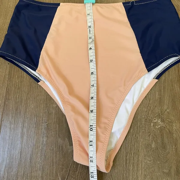 Cupshe Pink And Navy High Waisted Bikini Swimsuit ~ Women’s Size M - Image 13