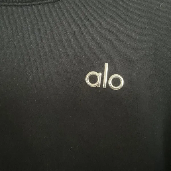 Alo Yoga Accolade Crew Neck Pullover Black S - Image 4