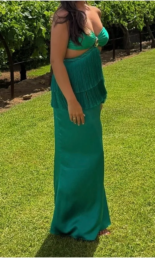 Baobab Dua Dress Green - Image 5