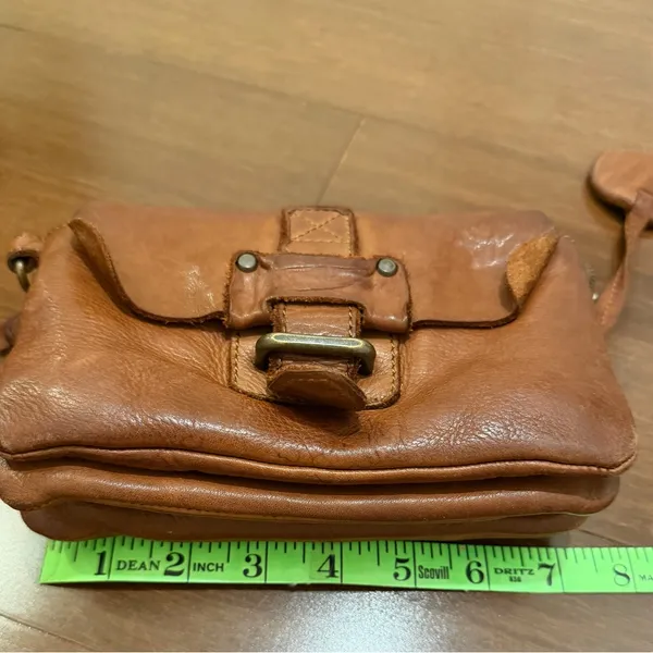Harbour & 2nd Brown Luna Leather Crossbody Belt Bag - Image 9