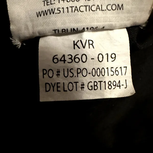 5.11 Tactical Taclite Pro Pants 30" Cargo Ripstop Mid Pockets Straight Black 6R - Image 5