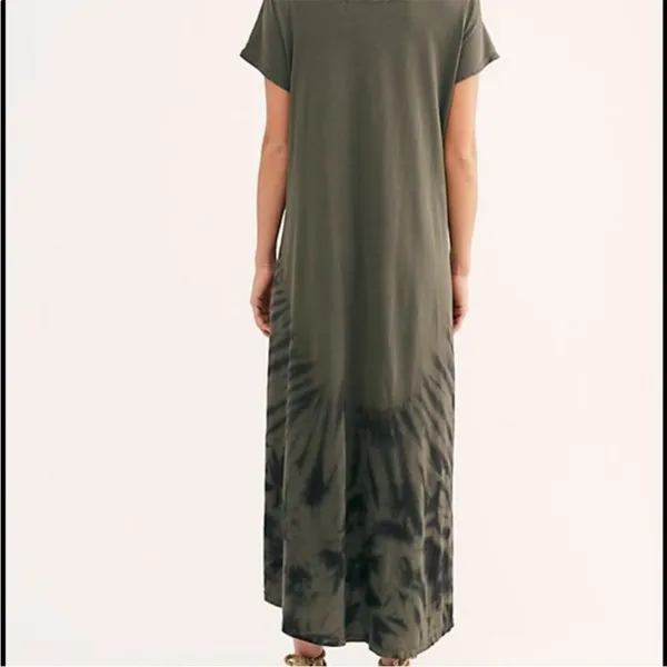 We the free to the max xs green & black maxi‎ dress - Image 2
