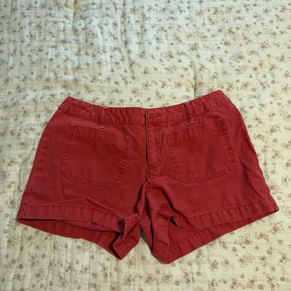 Old Navy Red Cotton Women's Shorts - Image 2