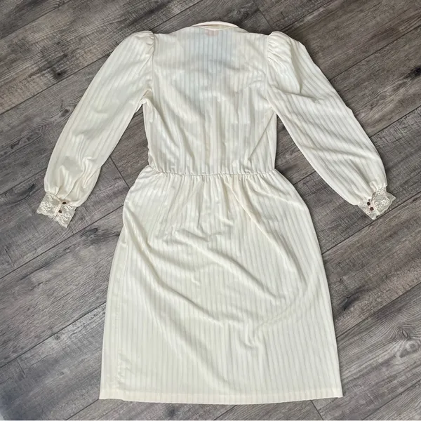 VINTAGE 1970s Edwardian Revival Dress - Image 12
