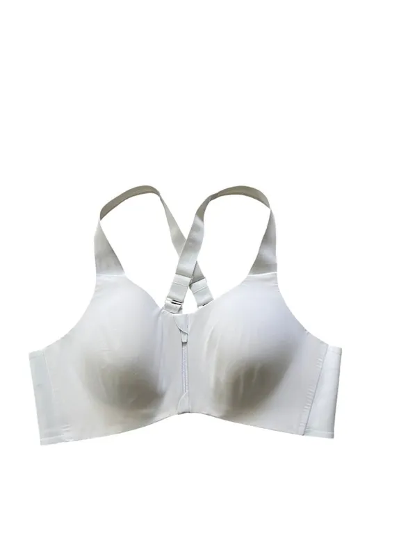 Knix Catalyst Front Zip Sports Bra White Size 5 (XL) High Impact Support Workout - Image 3