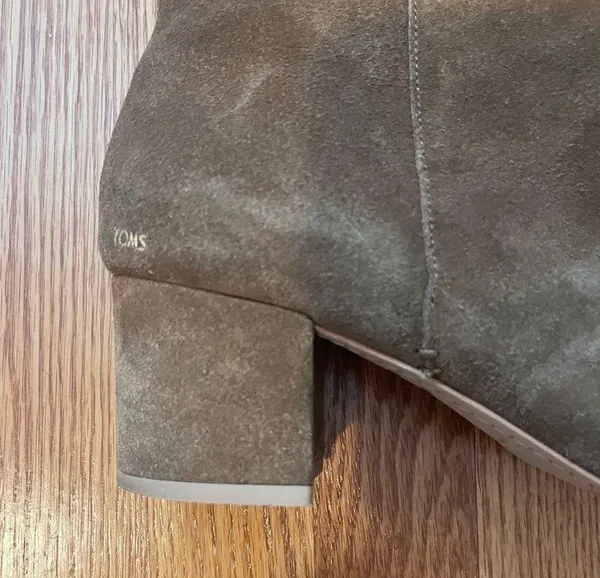 TOMS Evie Suede Ankle Booties - Image 4