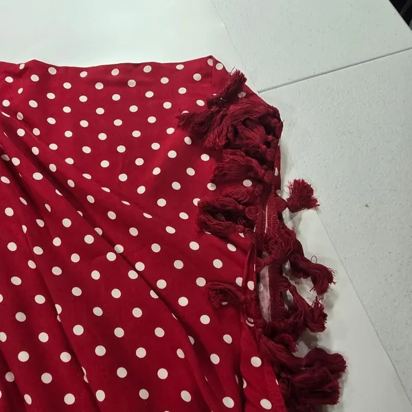 Tularosa Delilah Kimono in Red Dot Small - Image 6