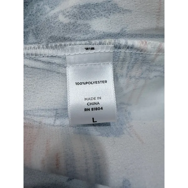 Fairhope Palm Tree‎ Sailboat Print Sleeveless Maxi Dress Pockets L Summer Resort - Image 6