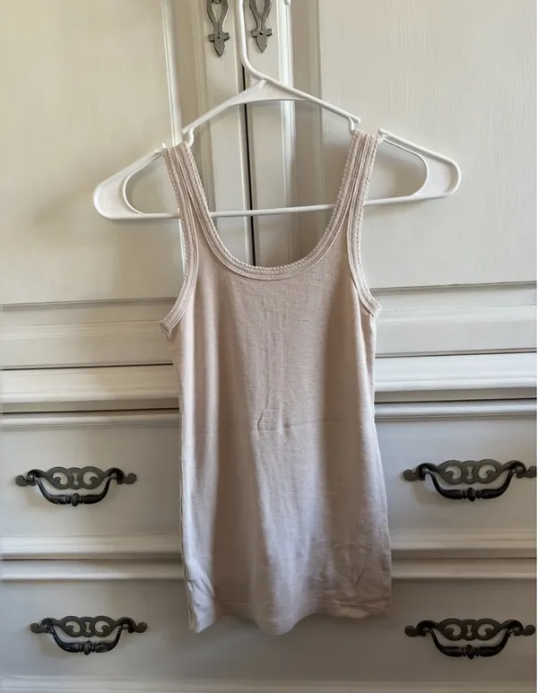 Aerie ribbed tank top tan - Image 3