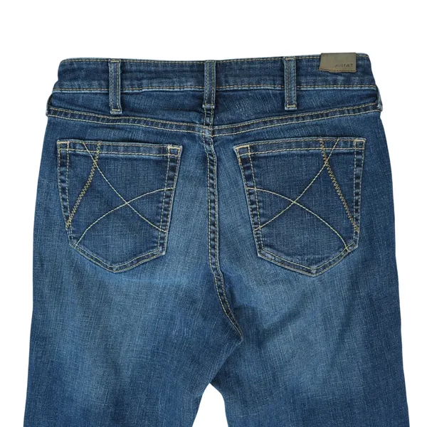Ariat Slim Trouser Jeans Women 30R Blue High Rise Ella Wide Leg Western Cowgirl - Image 5