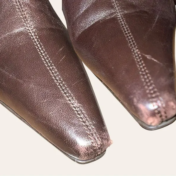 Unisa brown leather ankle boots! - Image 8