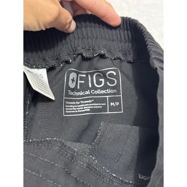 FIGS Women's Zamora Straight Leg Scrub Pants Technical Size Medium Petite - Image 3