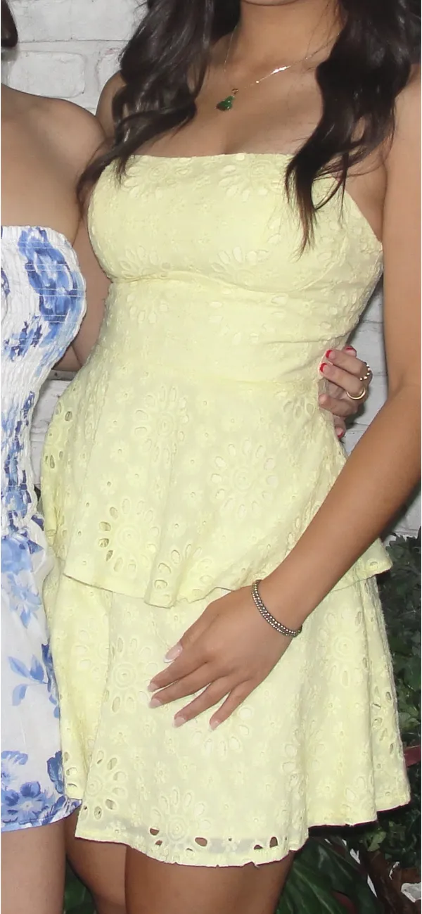 Yellow Mini Dress - Image 2