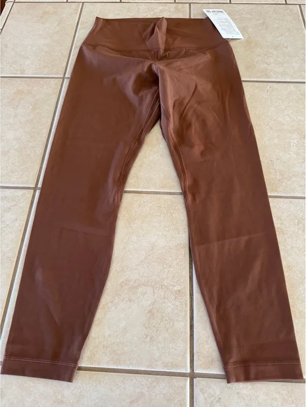 Lululemon Align High Rise 25” Roasted Brown Size 10 NWT - Image 3