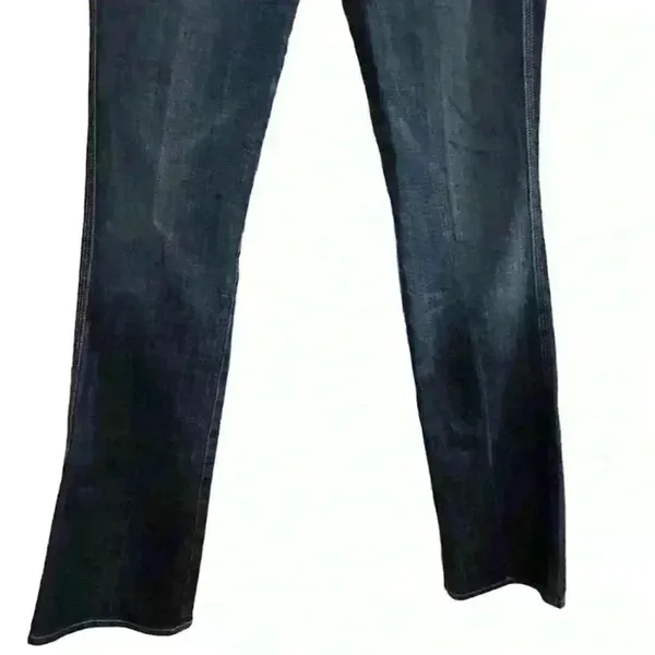 7 For All Mankind Women's Bootcut‎ Jeans Size 28 Dark Blue Stretch Denim - Image 13
