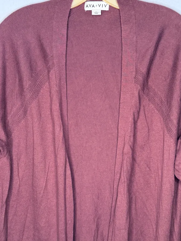 Ava & Viv Long Cardigan Sweater - Image 2