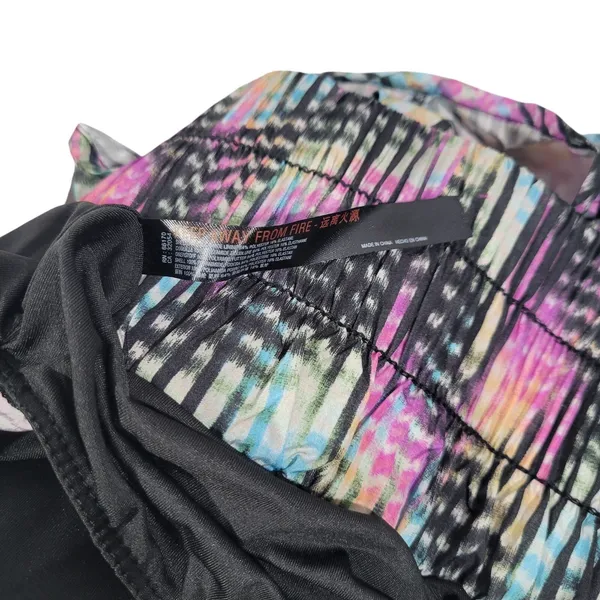 Free People Athletic Shorts High Rise Printed‎ Pull-On Euphoria Print Size L - Image 5