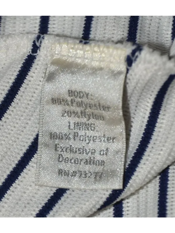 Lauren Conrad Sun Dress Navy Nautical Cross Back Size L Fit & Flare Preppy Lined - Image 10
