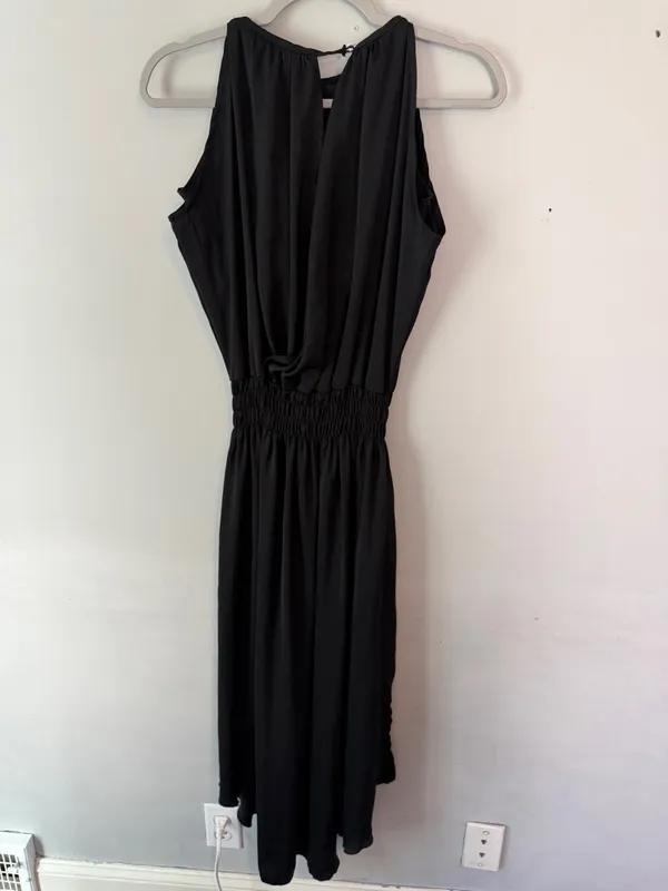 SheBird The Emma Satin Bra Dress Black 2 Small - Image 5