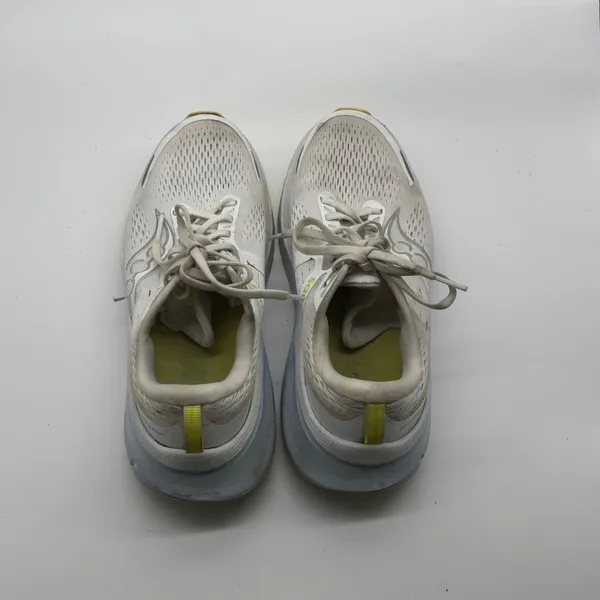 Saucony Guide 16 Womens Running Shoes White Silver Yellow Size 10 - Image 10
