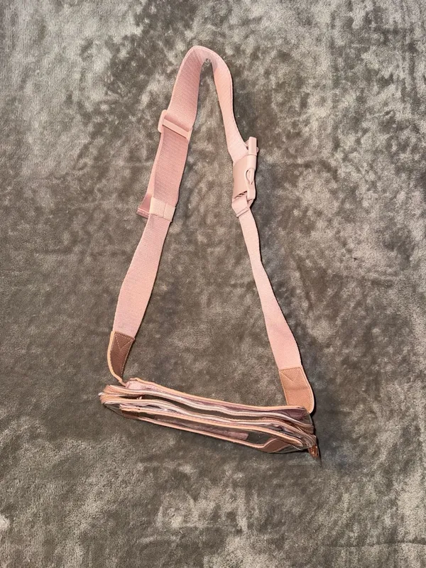 Charlotte Tilbury x Ulta Beauty Clear Cosmetic Belt Bag with Adjustable Strap - Image 2