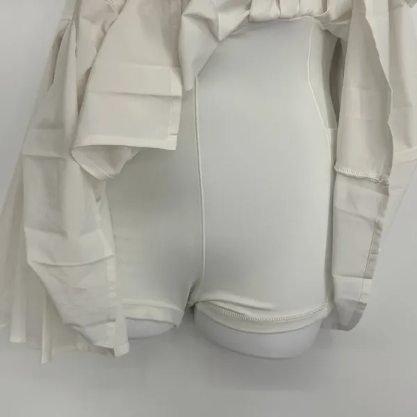 OFFLINE by Aerie Real Me Pleated Tennis Dress Small White Activewear Athleisure - Image 7