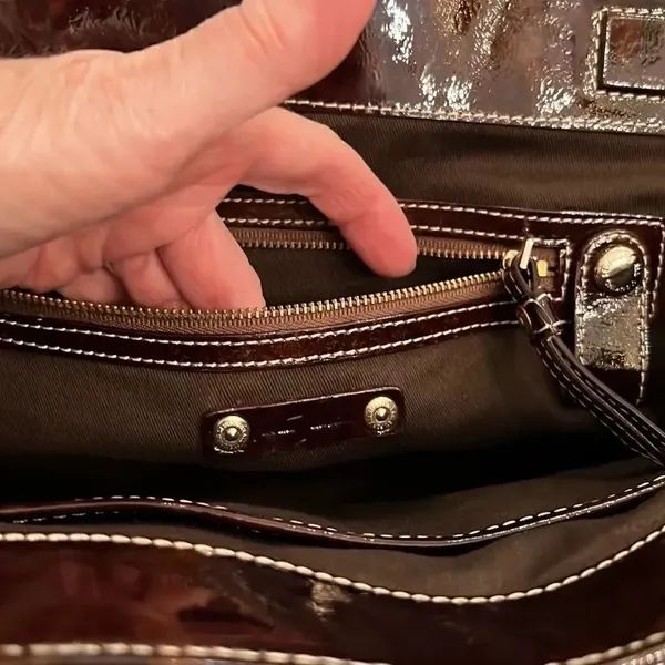 7 for All Mankind Gorgeous brown handbag minimal signs of wear lots of life left - Image 16