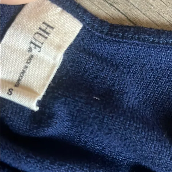 HUE Relaxed Blue Sleeveless Tank Top - Image 2