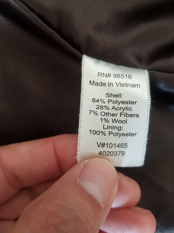 Coldwater Creek Womens Trench Coat Jacket Light Academia Cabin Core Preppy Sz 8 - Image 10