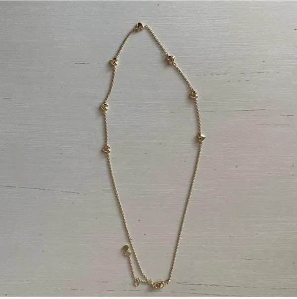 Madewell NWOT gold dainty heart necklace - Image 3