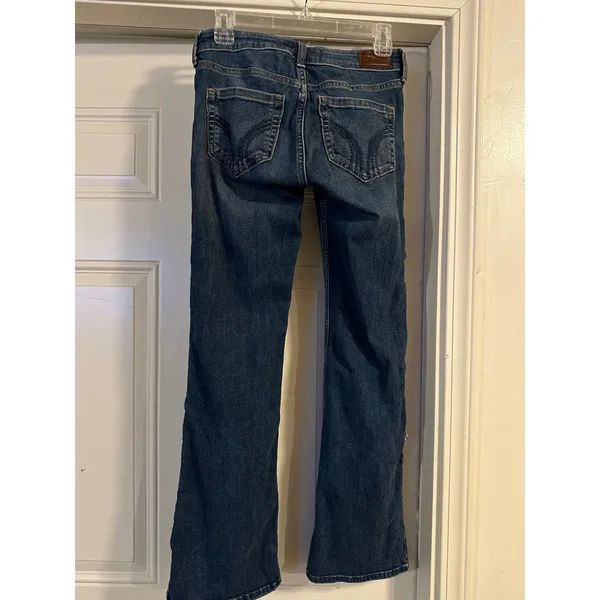 Hollister Low-Rise Bootcut Jeans - Soft Stretch - Medium Wash - Size 2R - Image 2