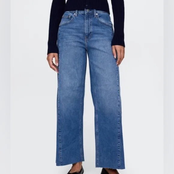GAP High Rise Denim Jeans - Classic Blue - Image 3