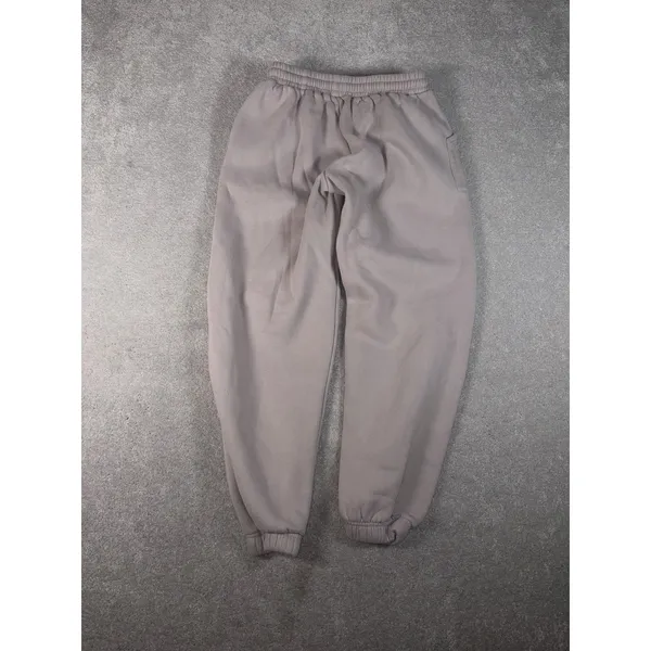WHITE‎ FOX VOL. 3 Womens Greige Off Stage Sweatpants White Words Small Pockets - Image 5