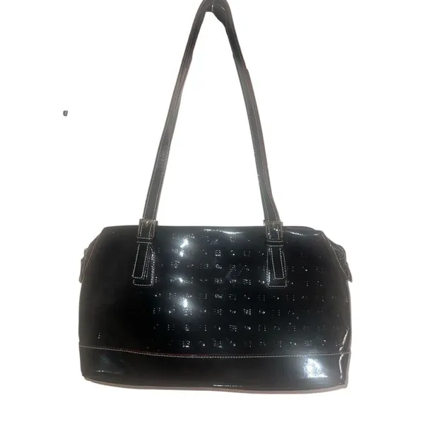 ✨Arcadia Patent Shoulder Bag✨ Black - Image 2