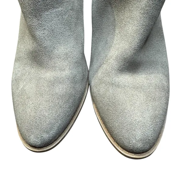 Vionic Anne Booties Womens Size‎ 9.5 Gray Suede Snake Print Ankle Zip Comfort - Image 2