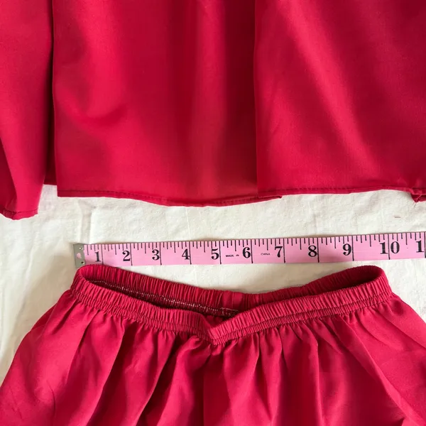 Women's Two Piece Spaghetti Strap and Shorts Pajamas Size M #260264 - Image 5