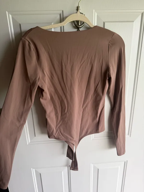 nude bodysuit Brown Size L - Image 3