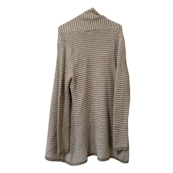 Old Navy Women Size Medium Open Front Ribbed Cardigan Sweater‎ Long Sleeve City - Image 2
