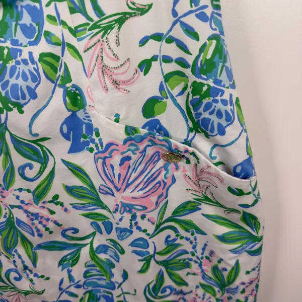 NWT Lilly Pulitzer The Lilly Shift Dress Sz 10 Just A Pinch Floral Preppy Resort - Image 3