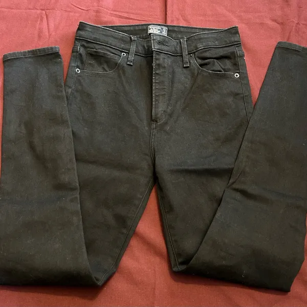 Abercrombie & Fitch Women's Black Skinny Jeans - Image 3