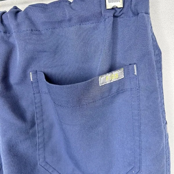 Figs Navy Blue Scrub Bottoms Straight Legs Women's Size XS (26x29) - Image 9