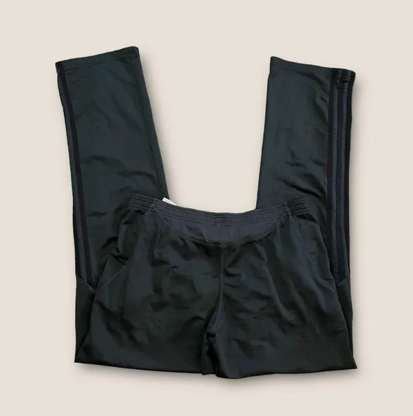 Y2K Adidas Clima365 Activewear Pants Dark Gray - Image 2