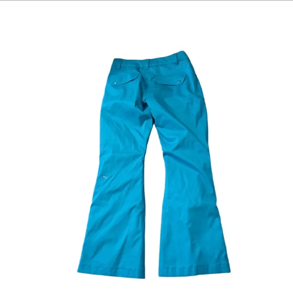 Under Armour Turquoise Blue Storm Ski Flared Snow Pants Size Small - Image 11