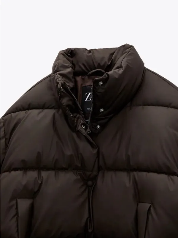 Zara water repellent puffer jacket - Image 3