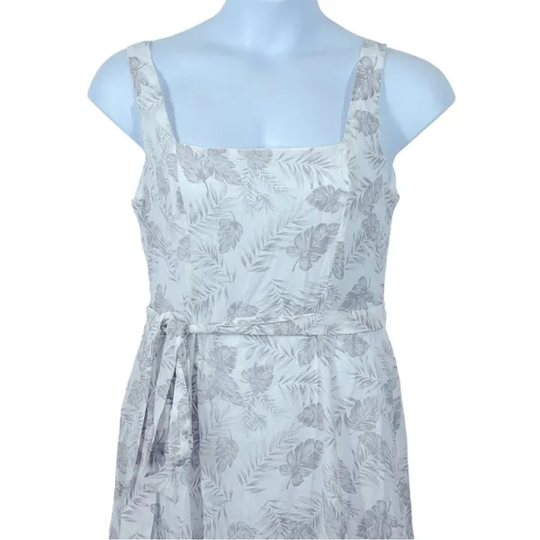 Anthropologie Aakaa NWT Floral Midi Dress Large Fit & Flare Garden Party - Image 6