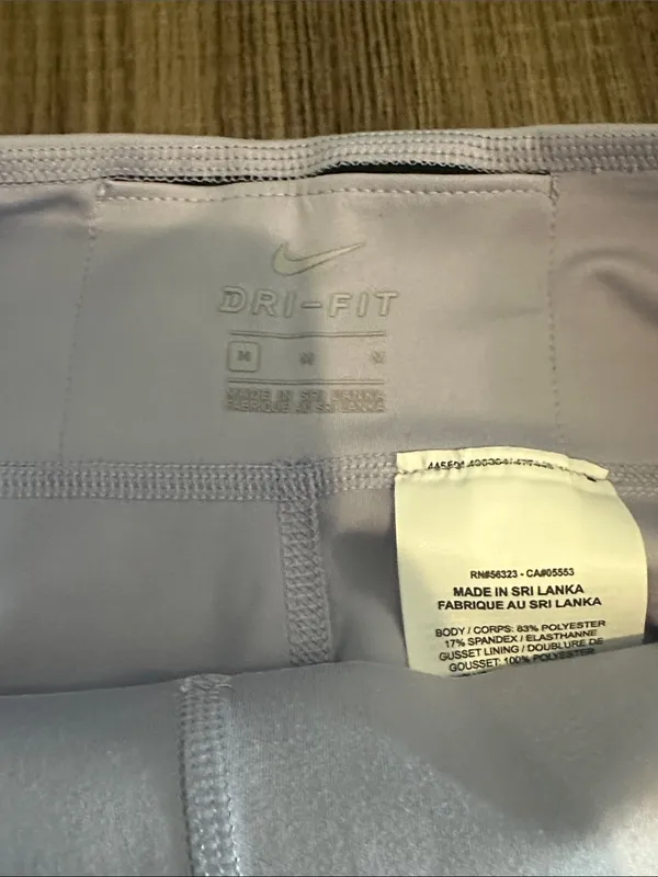 Nike Women's Light Lavender 3” Biker Shorts - Image 4