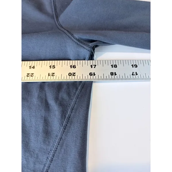 NWT Free People FP Movement Mock Neck Long Sleeve Cropped Top Midnight‎ Navy M - Image 6