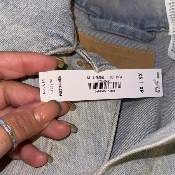 Pink Denim By‎ Oversized Trucker Jacket - Image 4